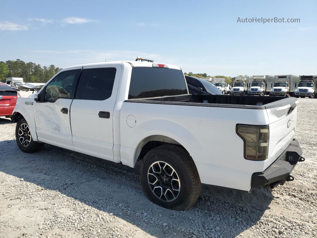 2017 Ford F150 Supercrew White vin: 1FTEW1C81HKC65733