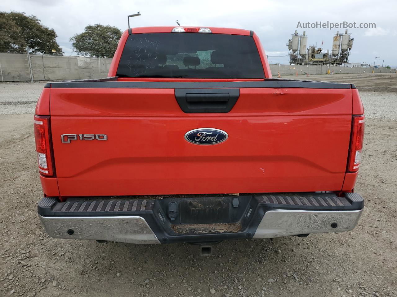 2017 Ford F150 Supercrew Red vin: 1FTEW1C82HKD32842