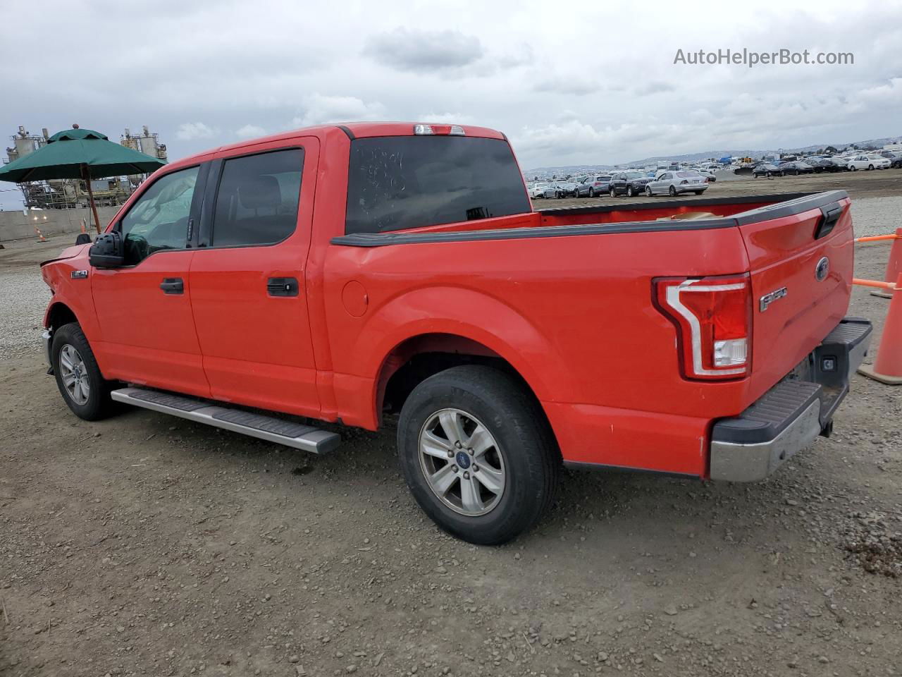 2017 Ford F150 Supercrew Red vin: 1FTEW1C82HKD32842