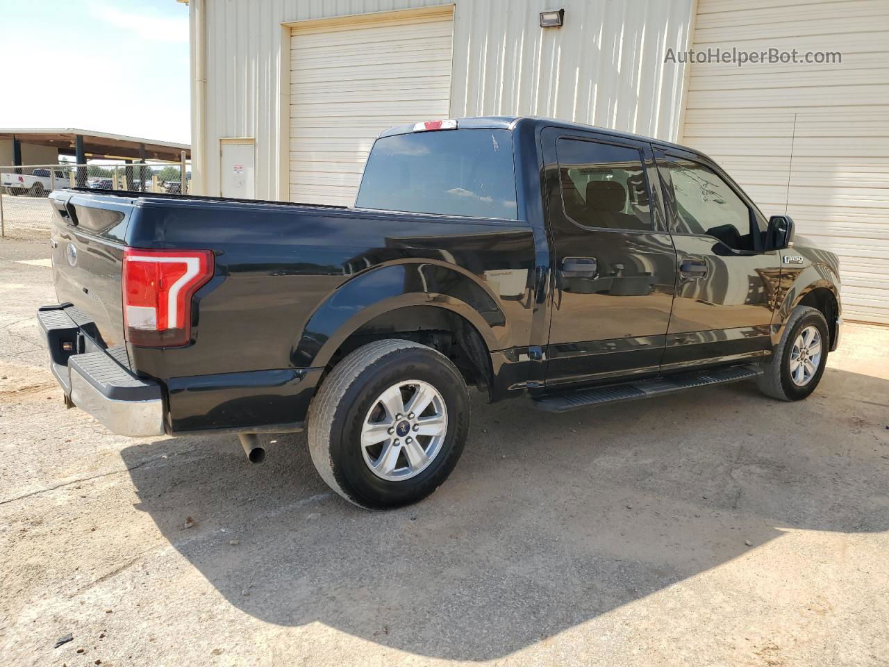 2017 Ford F150 Supercrew Black vin: 1FTEW1C82HKD48863