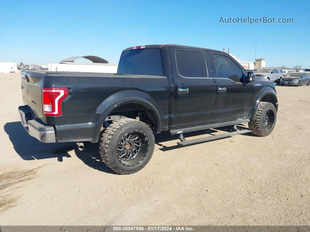 2017 Ford F-150 Xlt Black vin: 1FTEW1C84HKC75155