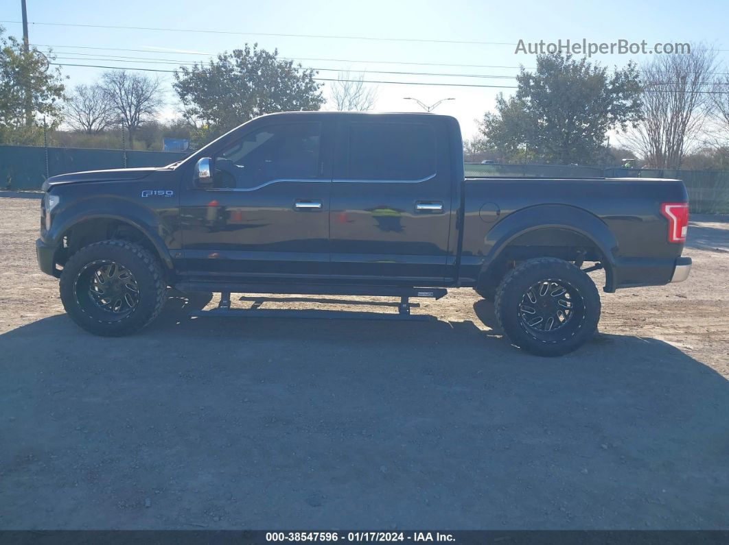 2017 Ford F-150 Xlt Black vin: 1FTEW1C84HKC75155