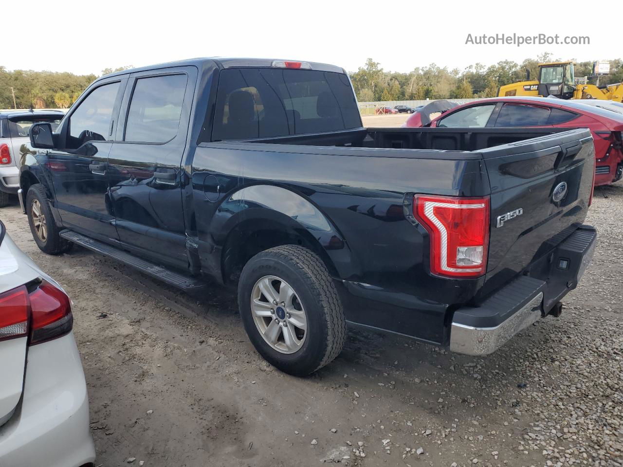 2017 Ford F150 Supercrew Black vin: 1FTEW1C85HFB34491