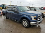 2017 Ford F150 Supercrew Blue vin: 1FTEW1C85HKD45326