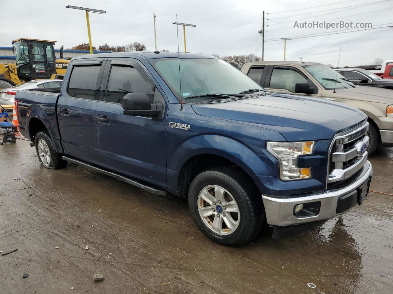 2017 Ford F150 Supercrew Blue vin: 1FTEW1C85HKD45326