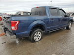 2017 Ford F150 Supercrew Blue vin: 1FTEW1C85HKD45326