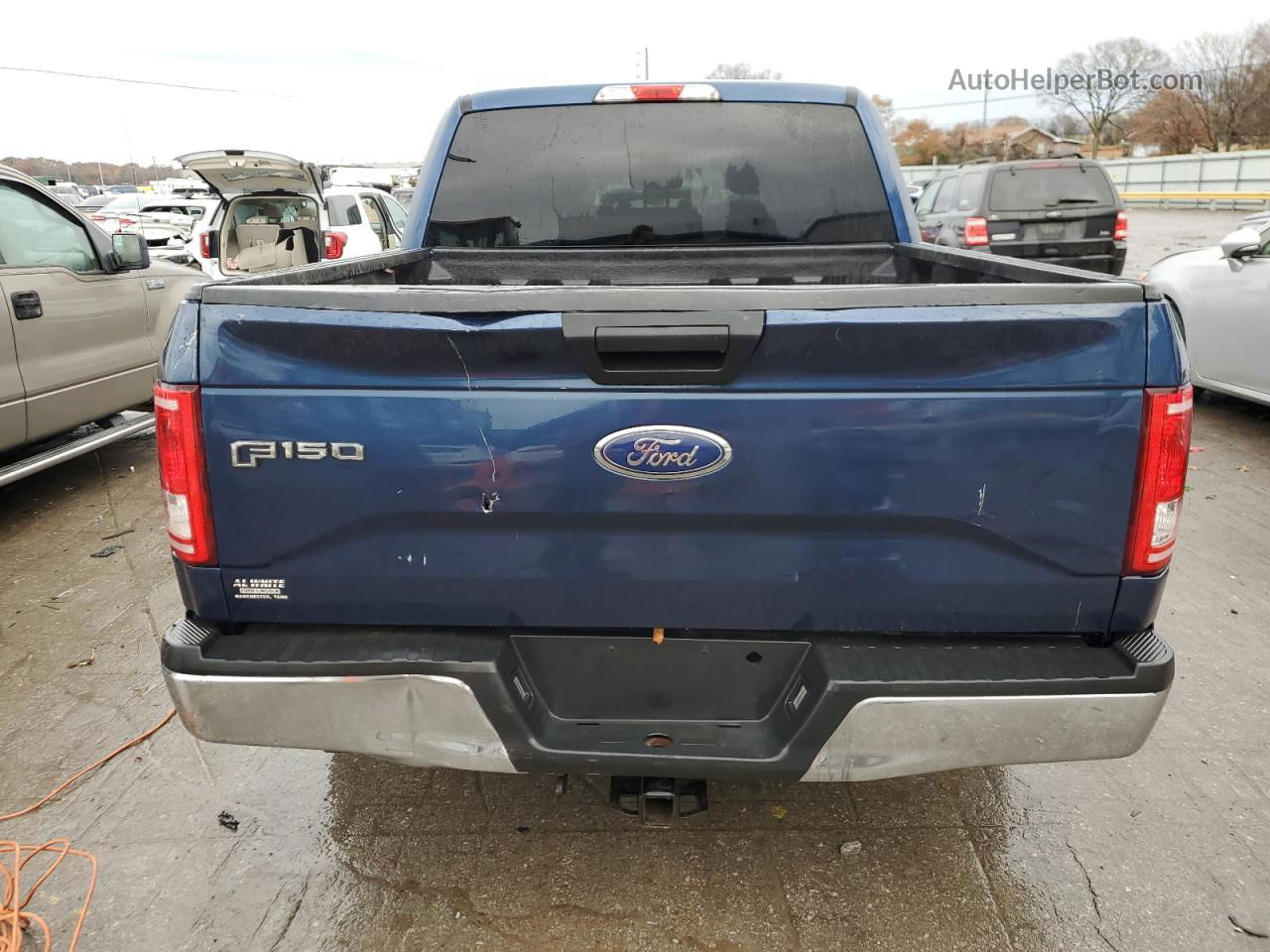 2017 Ford F150 Supercrew Blue vin: 1FTEW1C85HKD45326