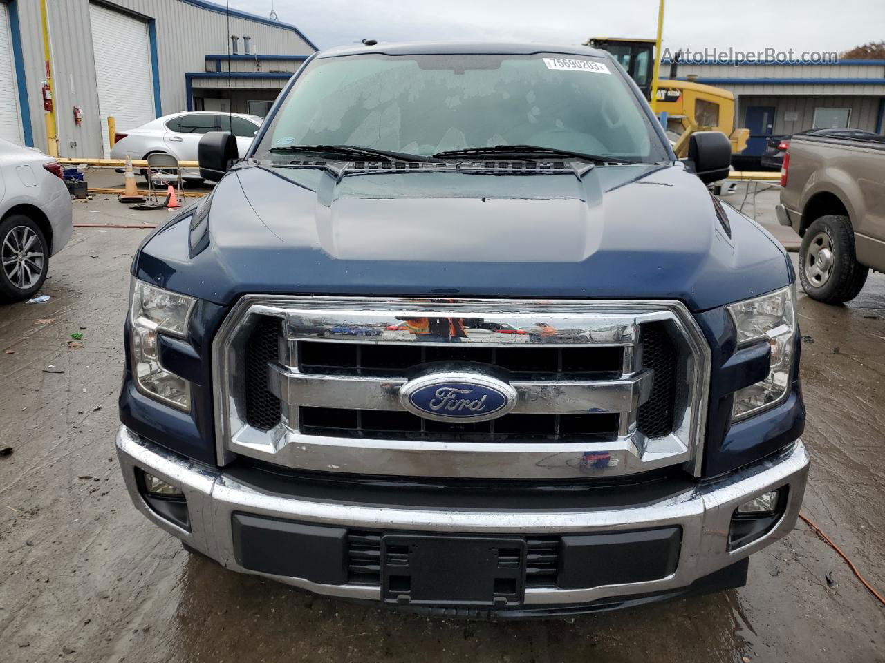 2017 Ford F150 Supercrew Blue vin: 1FTEW1C85HKD45326