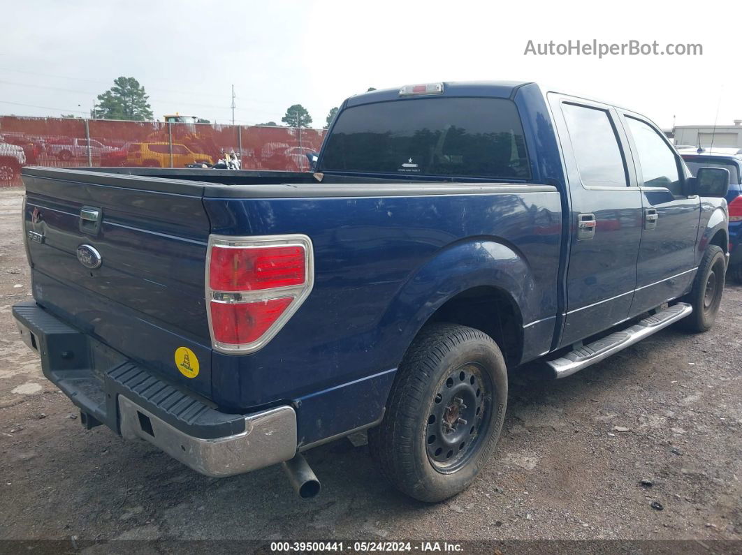 2010 Ford F-150 Xlt Blue vin: 1FTEW1C86AFD87549