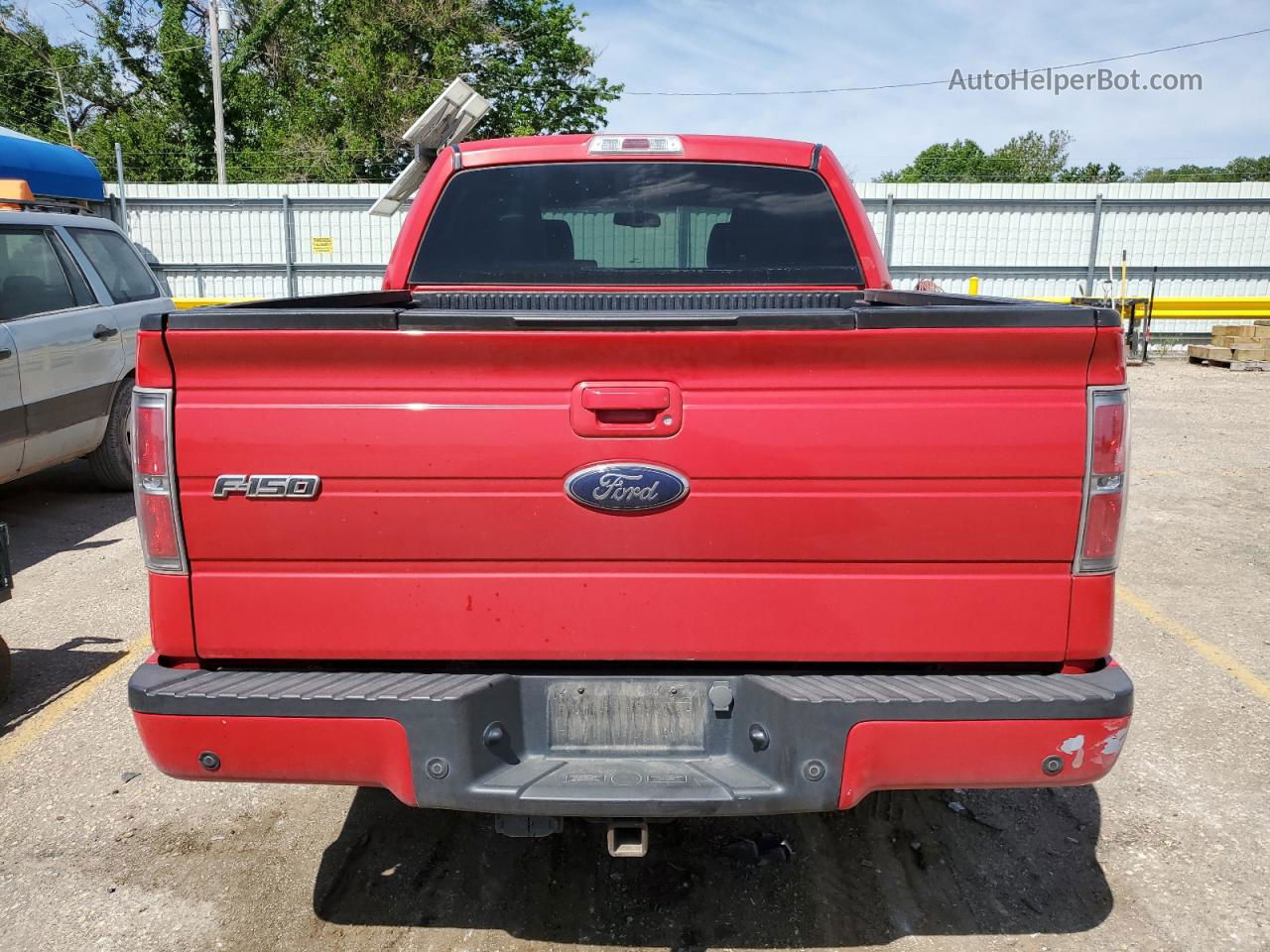 2010 Ford F150 Supercrew Red vin: 1FTEW1C86AKB69831