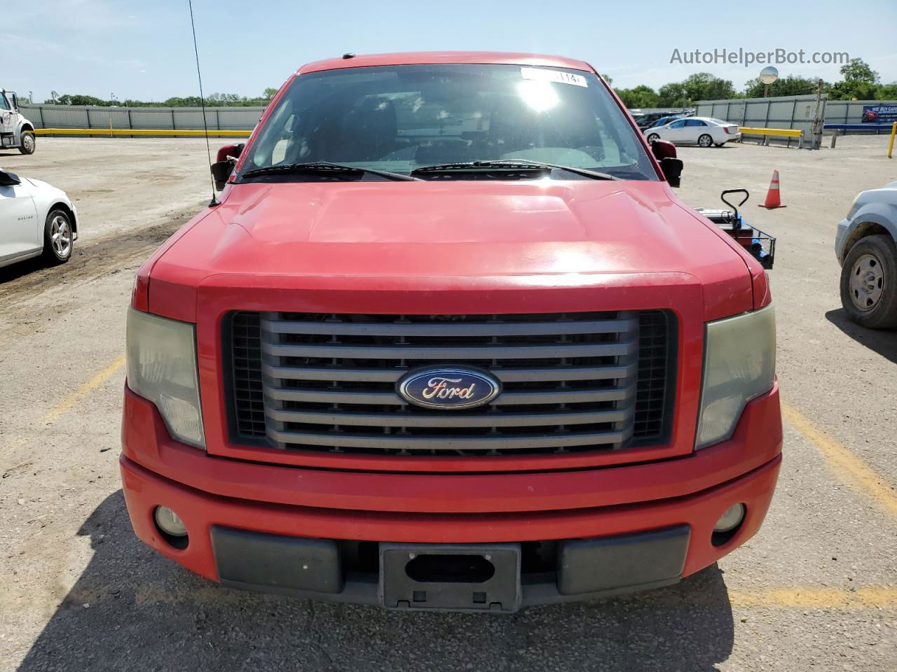 2010 Ford F150 Supercrew Red vin: 1FTEW1C86AKB69831