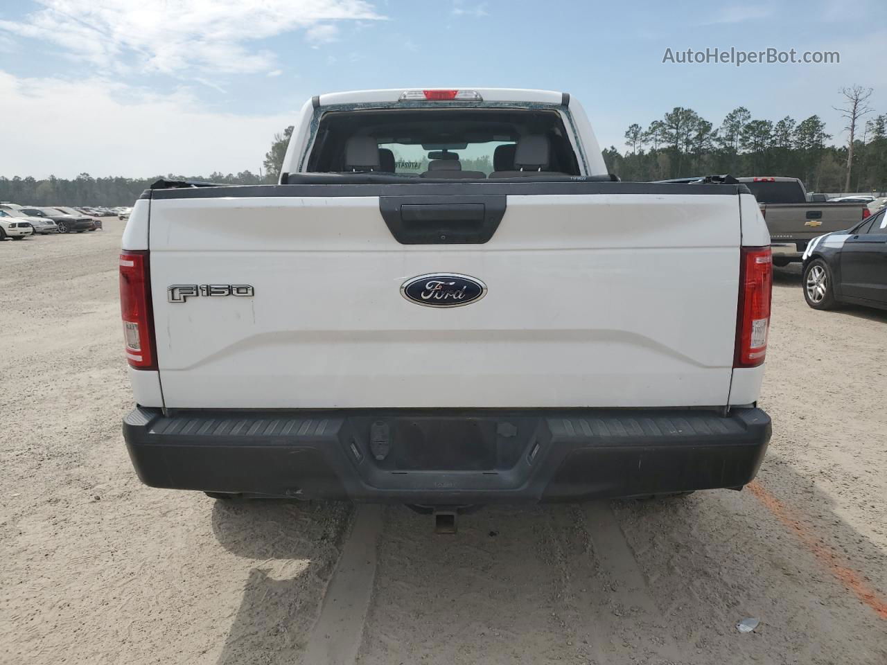 2017 Ford F150 Supercrew White vin: 1FTEW1C86HFB05887