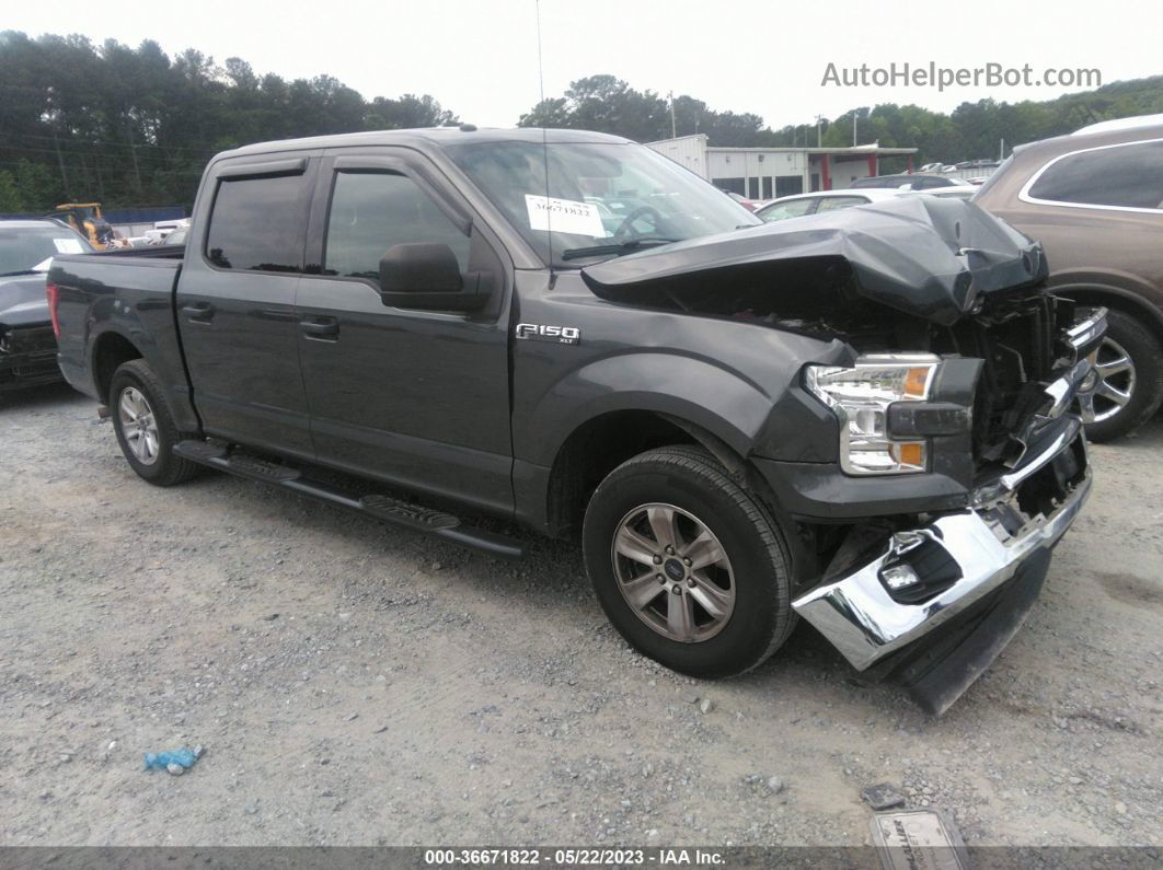 2017 Ford F-150 Xl/xlt Gray vin: 1FTEW1C88HFB11447