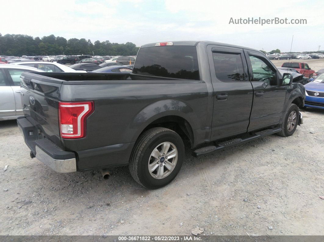 2017 Ford F-150 Xl/xlt Gray vin: 1FTEW1C88HFB11447