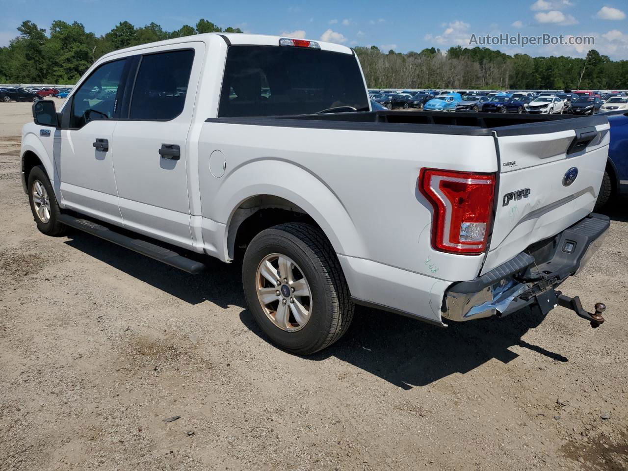 2017 Ford F150 Supercrew White vin: 1FTEW1C88HFB68165