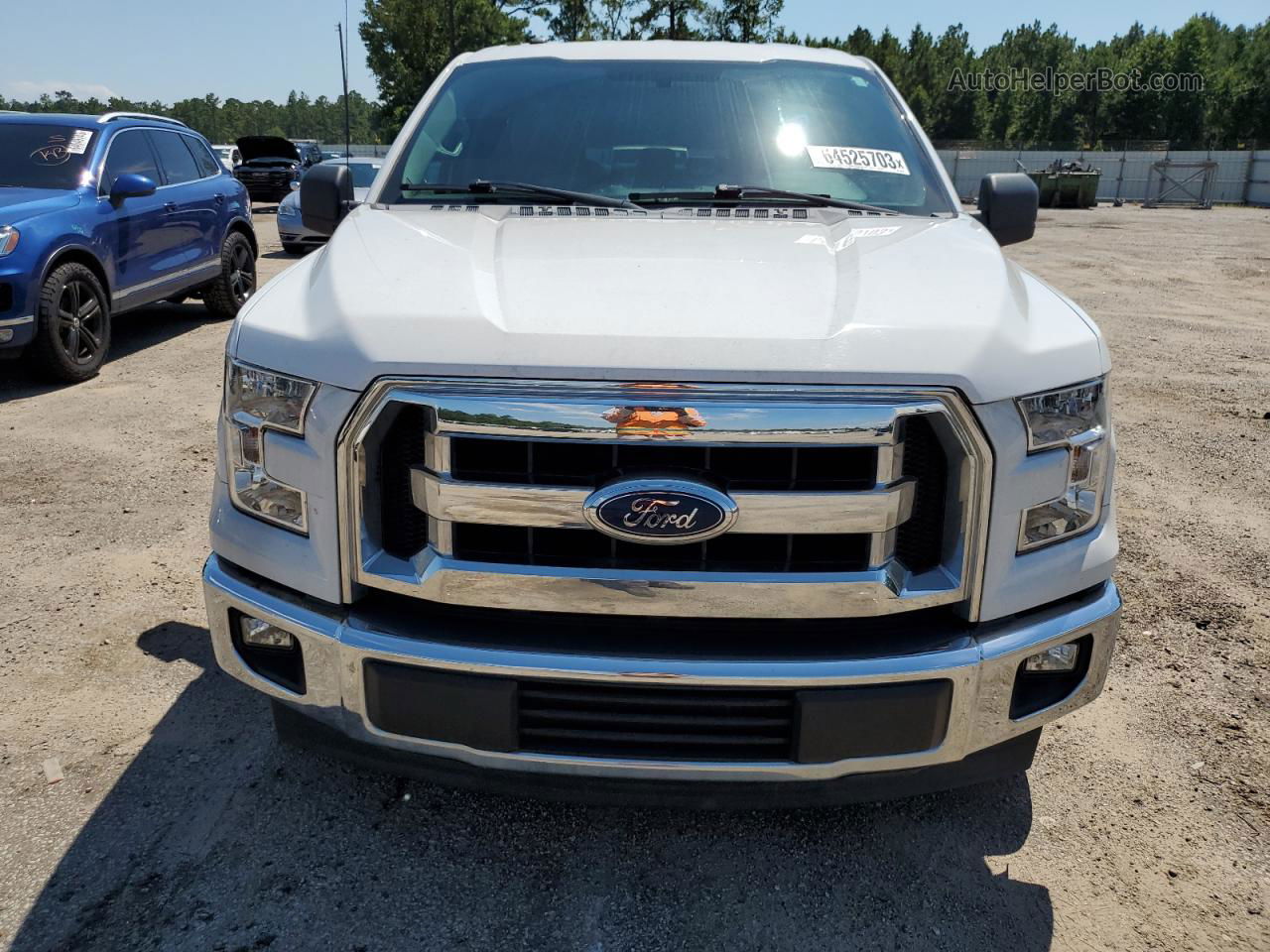 2017 Ford F150 Supercrew White vin: 1FTEW1C88HFB68165