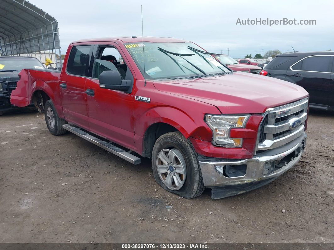 2017 Ford F-150 Xlt Красный vin: 1FTEW1C88HKC96865