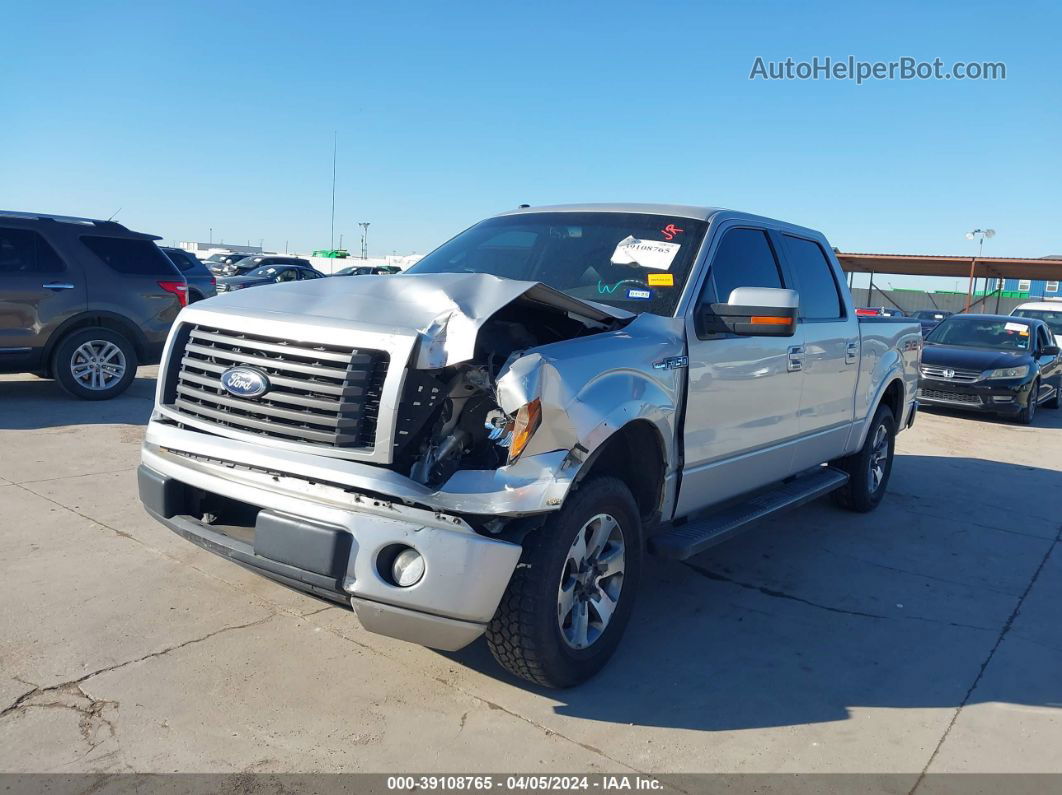 2010 Ford F-150 Fx2 Sport/xl/xlt Silver vin: 1FTEW1C89AKB37990