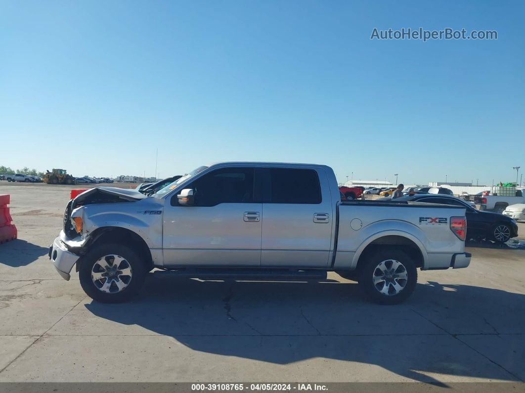 2010 Ford F-150 Fx2 Sport/xl/xlt Silver vin: 1FTEW1C89AKB37990