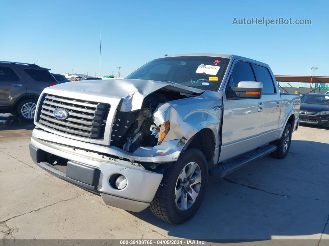 2010 Ford F-150 Fx2 Sport/xl/xlt Silver vin: 1FTEW1C89AKB37990