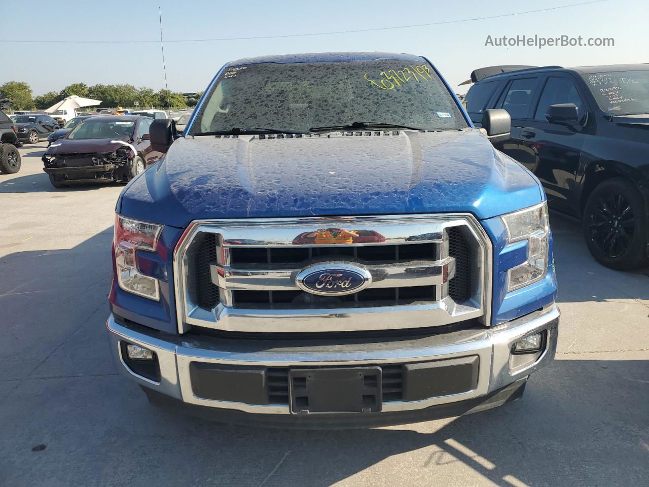 2017 Ford F150 Supercrew Blue vin: 1FTEW1C8XHKE10588