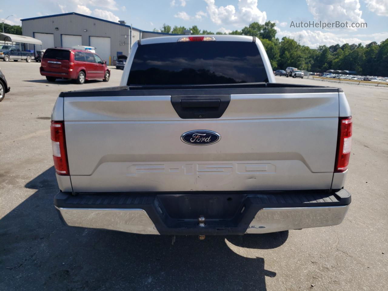 2018 Ford F150 Supercrew Silver vin: 1FTEW1CB0JFD53814