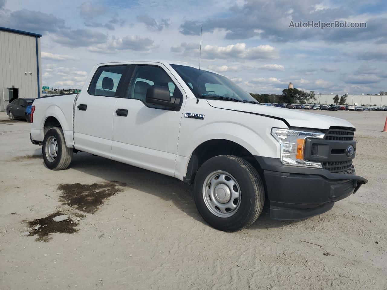 2018 Ford F150 Supercrew White vin: 1FTEW1CB4JFE78945