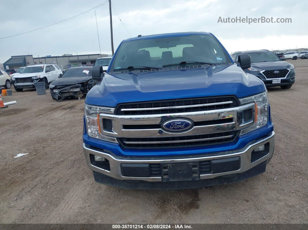 2018 Ford F-150 Xlt Blue vin: 1FTEW1CB6JKF75152