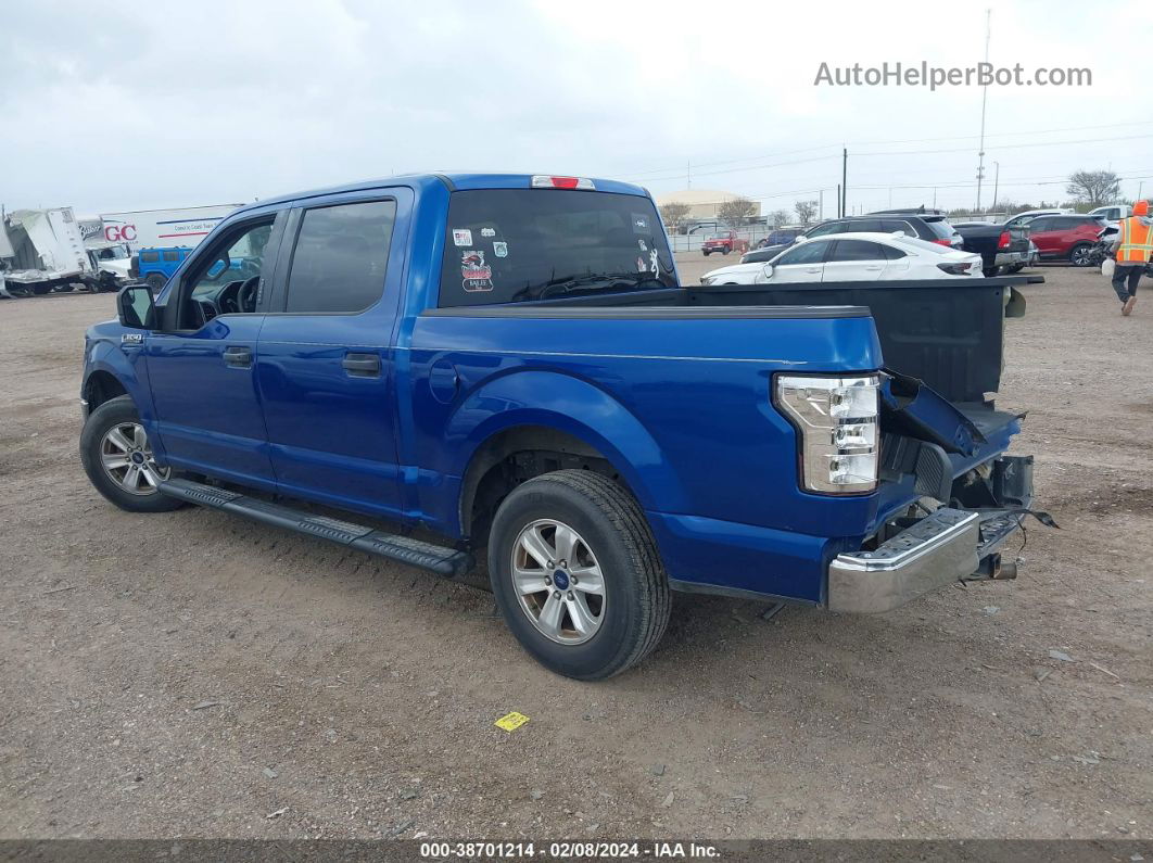 2018 Ford F-150 Xlt Blue vin: 1FTEW1CB6JKF75152