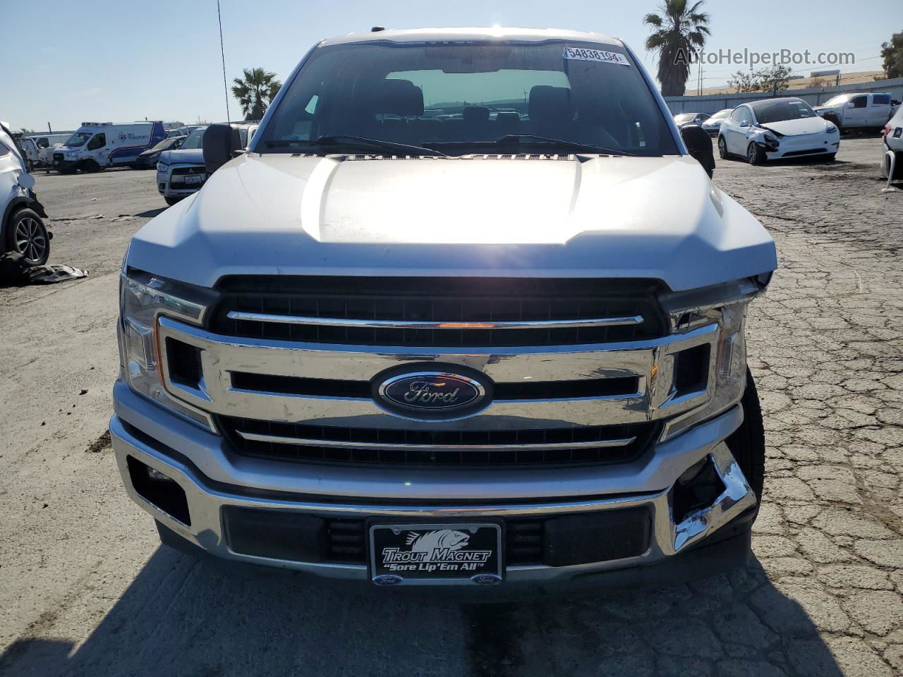 2018 Ford F150 Supercrew White vin: 1FTEW1CB7JKC56634