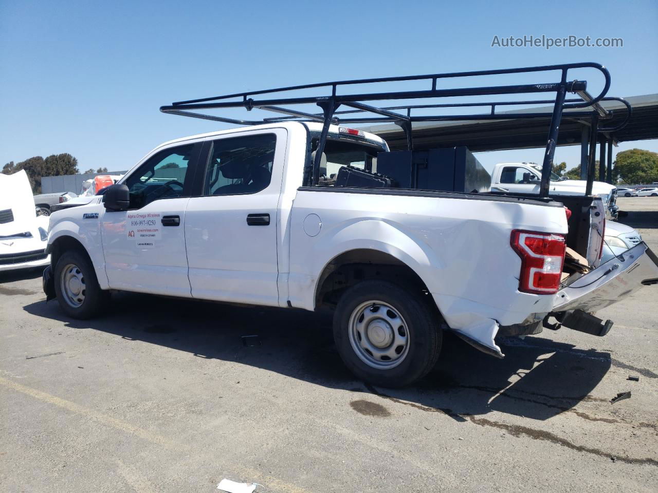 2018 Ford F150 Supercrew White vin: 1FTEW1CB8JKF81745