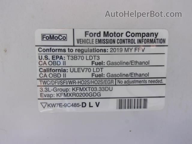 2019 Ford F-150 Xl/xlt White vin: 1FTEW1CB8KKD52497