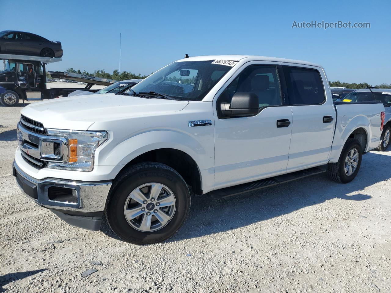 2020 Ford F150 Supercrew White vin: 1FTEW1CB8LFB69322