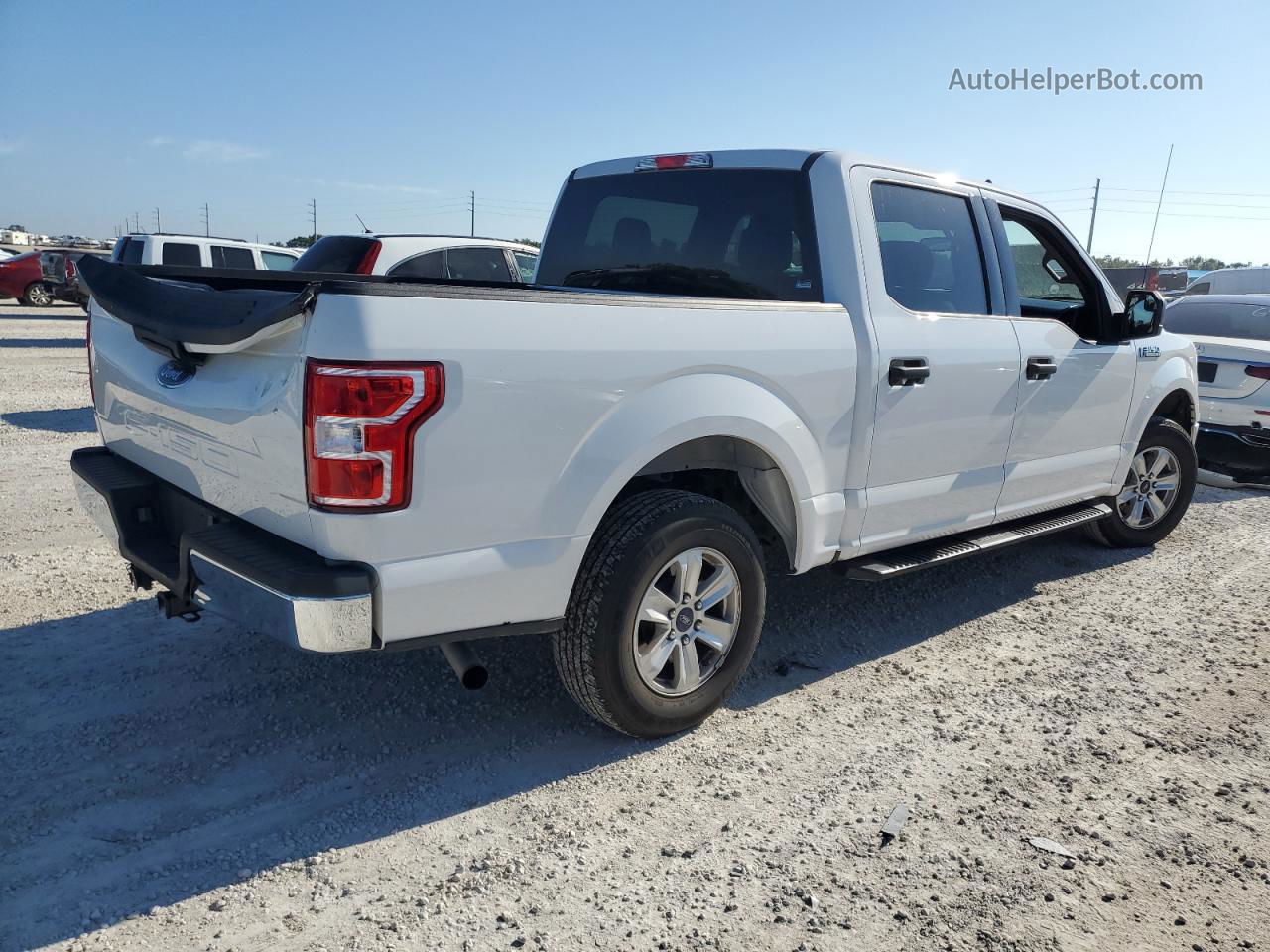 2020 Ford F150 Supercrew White vin: 1FTEW1CB8LFB69322