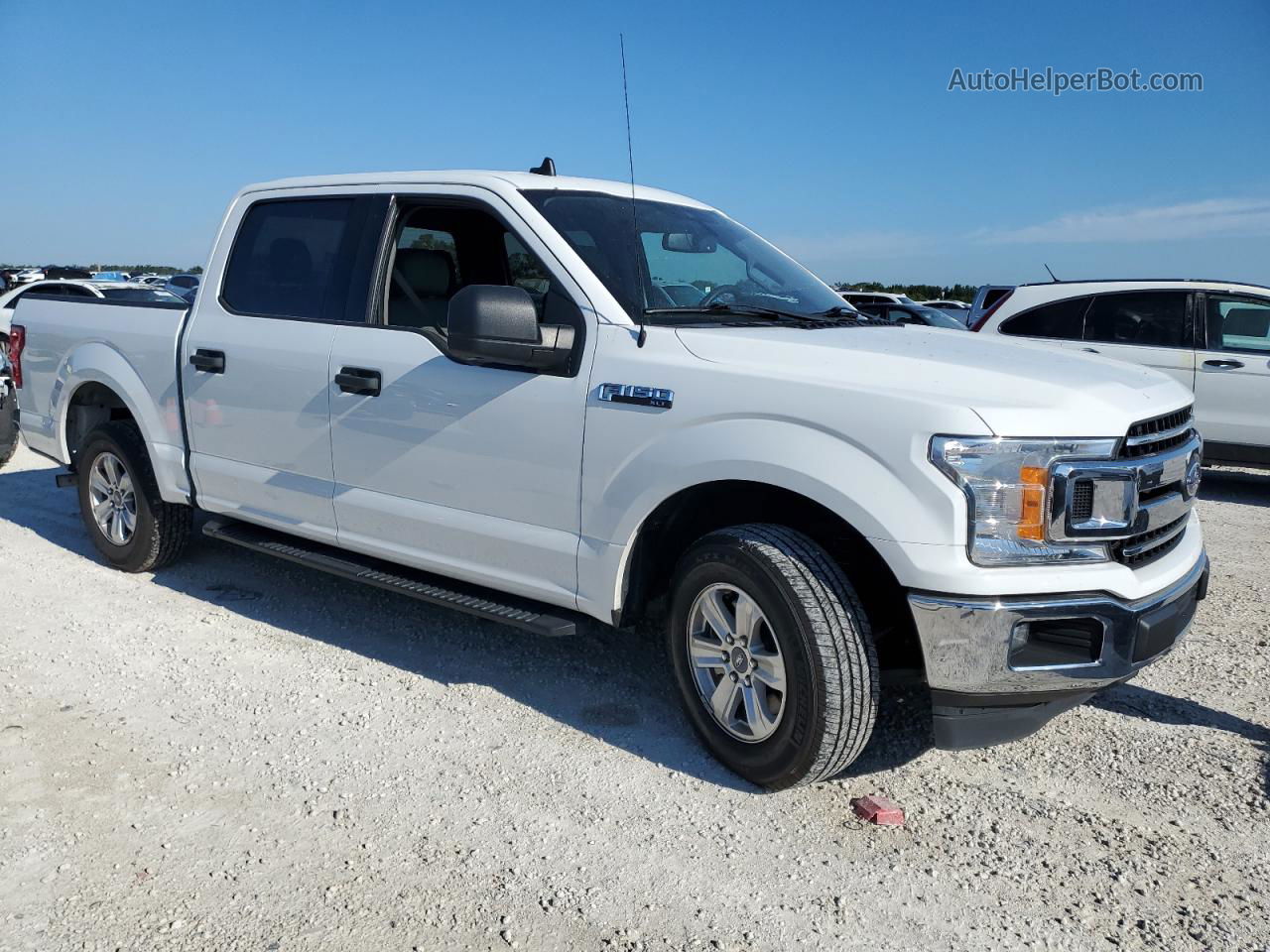 2020 Ford F150 Supercrew White vin: 1FTEW1CB8LFB69322