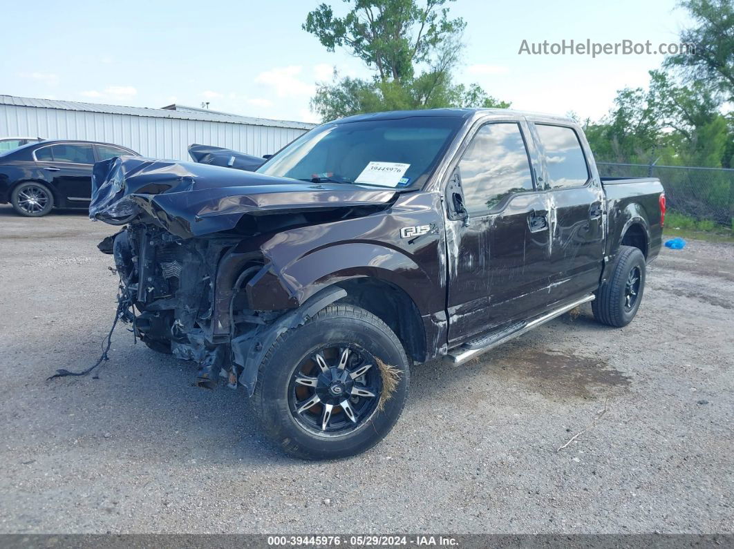 2018 Ford F-150 Xlt Коричневый vin: 1FTEW1CBXJKD83846