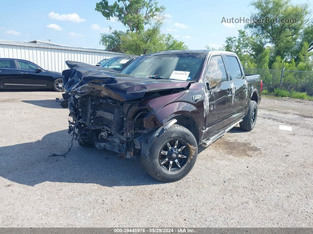 2018 Ford F-150 Xlt Brown vin: 1FTEW1CBXJKD83846