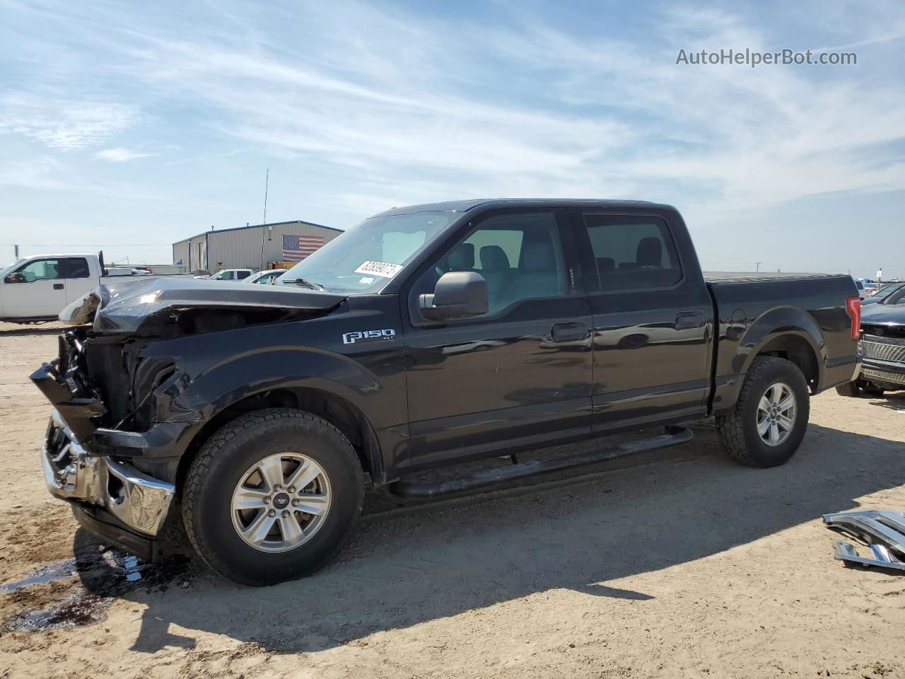 2017 Ford F150 Supercrew Black vin: 1FTEW1CF0HFA11910