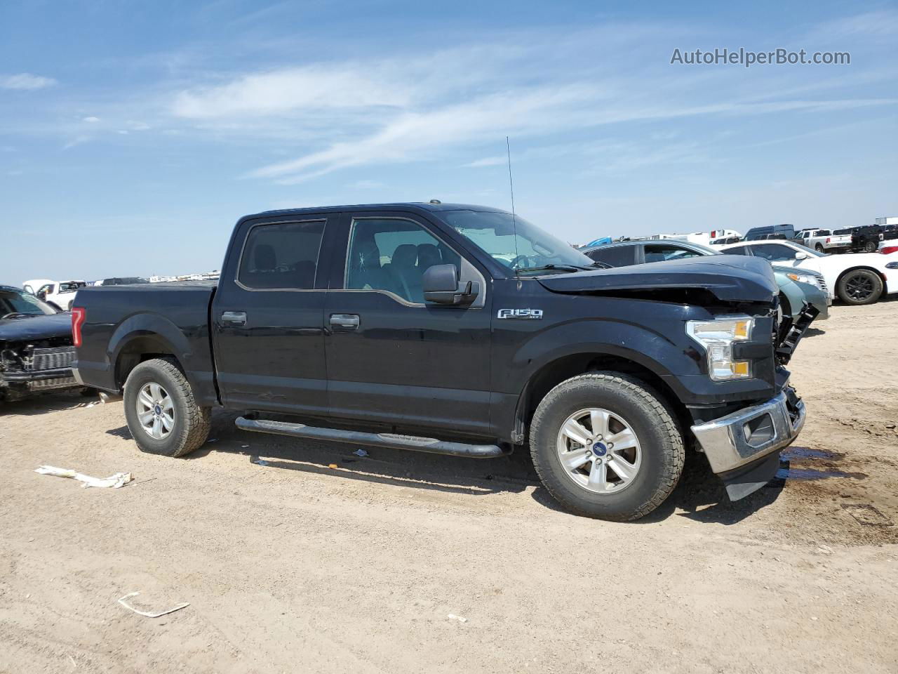 2017 Ford F150 Supercrew Black vin: 1FTEW1CF0HFA11910