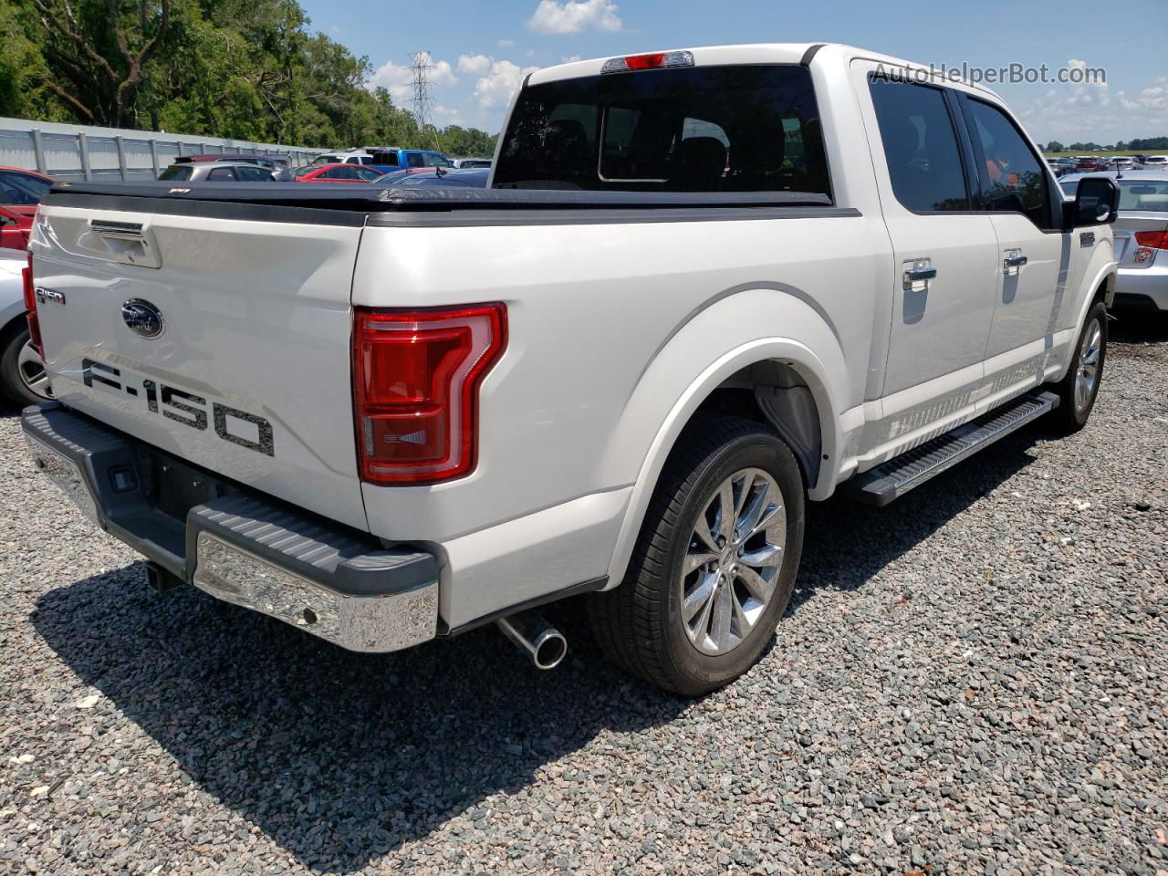 2017 Ford F150 Supercrew White vin: 1FTEW1CF2HFA42463