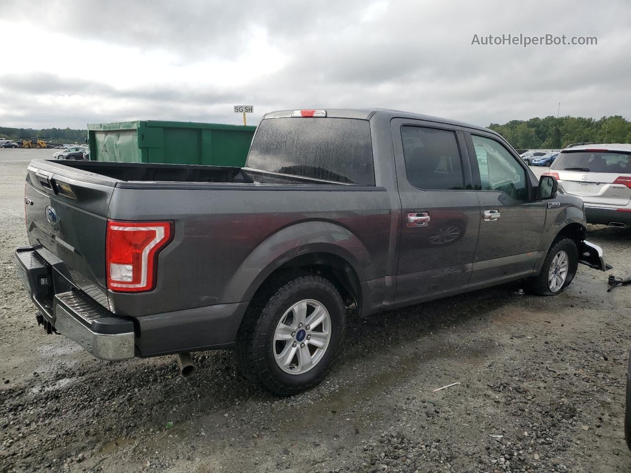 2017 Ford F150 Supercrew Charcoal vin: 1FTEW1CF3HFB11452