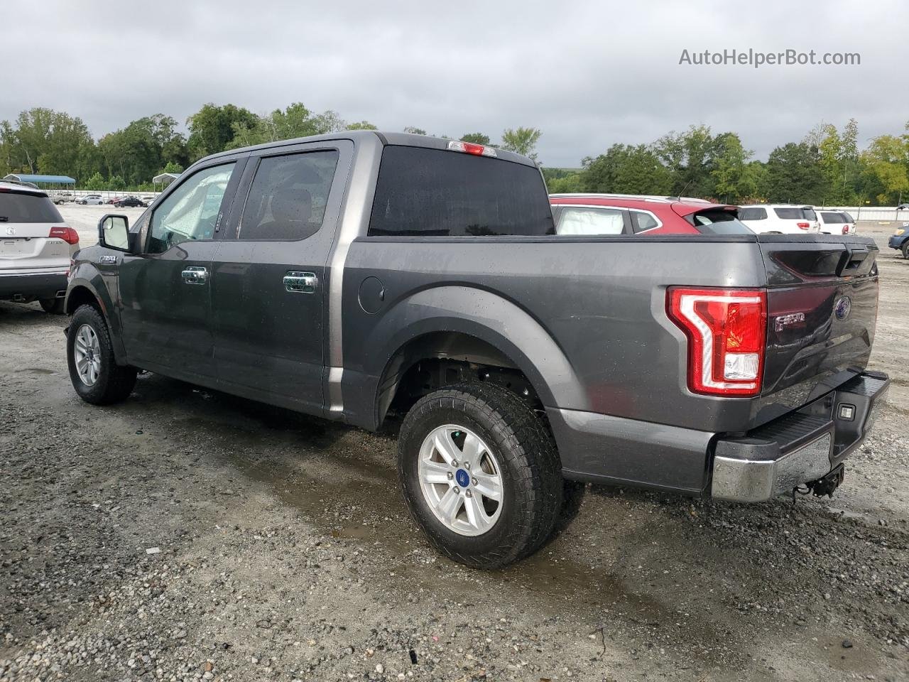 2017 Ford F150 Supercrew Charcoal vin: 1FTEW1CF3HFB11452