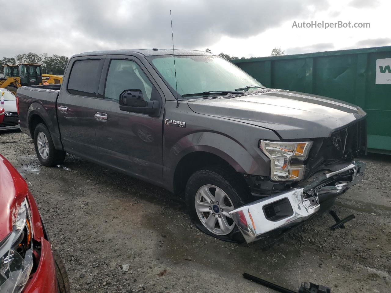 2017 Ford F150 Supercrew Charcoal vin: 1FTEW1CF3HFB11452