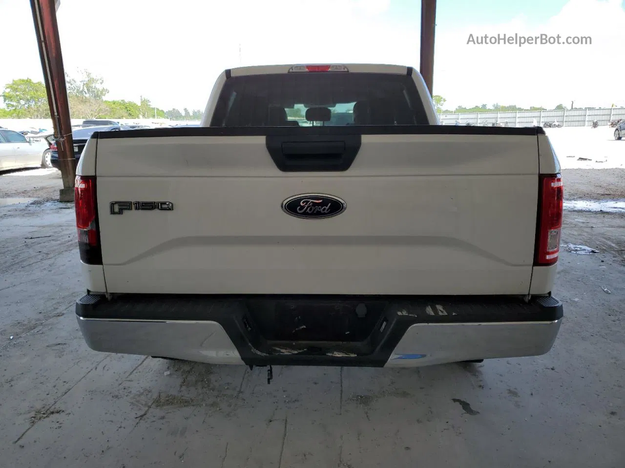 2017 Ford F150 Supercrew Белый vin: 1FTEW1CF5HFA11739