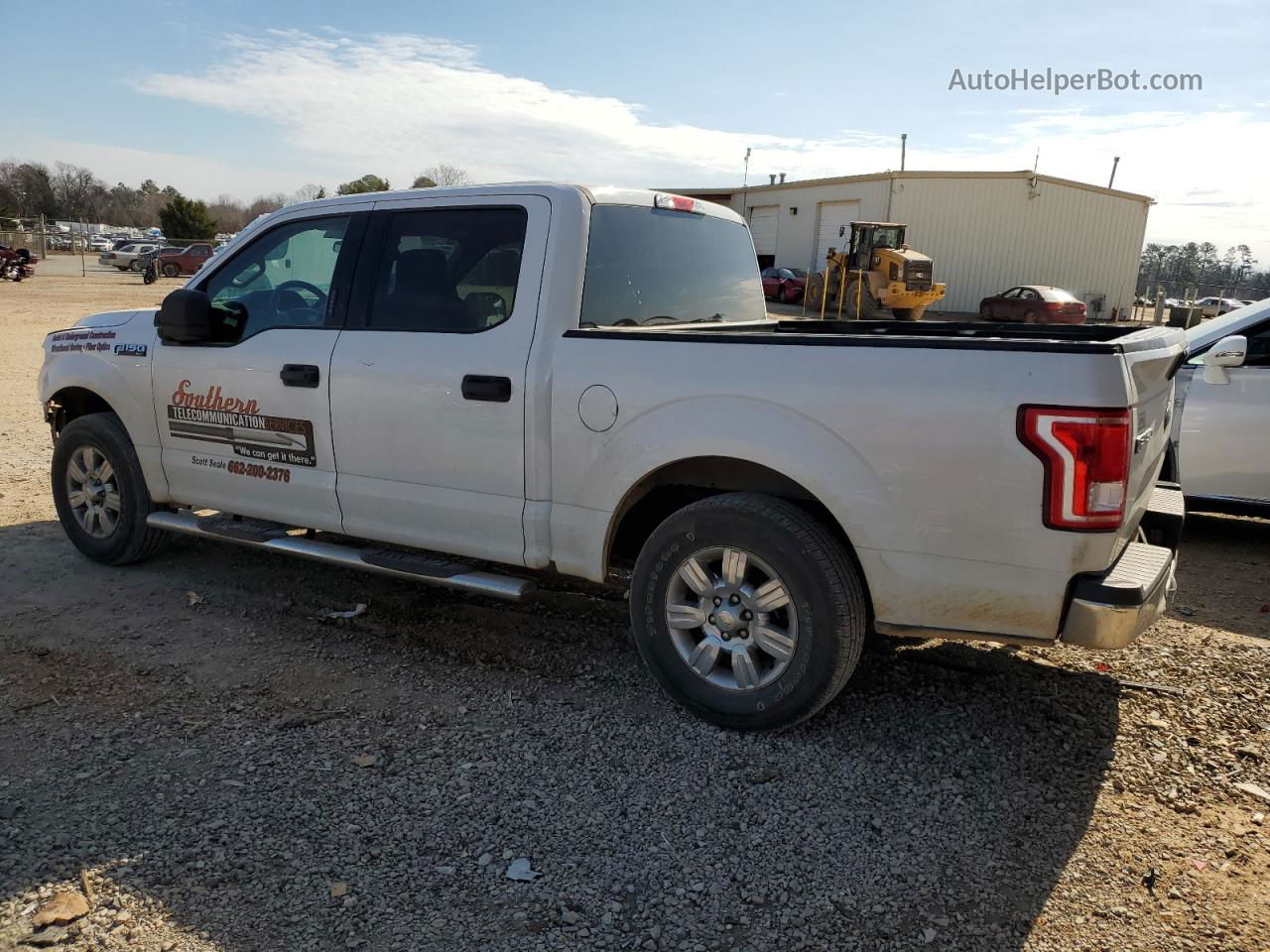 2017 Ford F150 Supercrew White vin: 1FTEW1CF6HFC36638