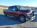 2017 Ford F-150 Xlt Burgundy vin: 1FTEW1CF6HKC02349