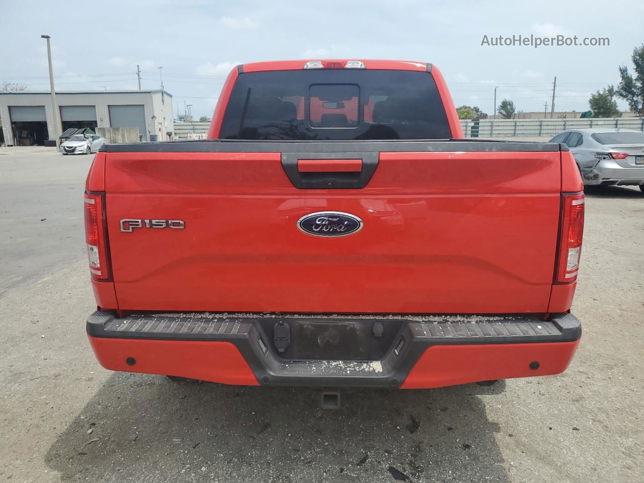 2017 Ford F150 Supercrew Red vin: 1FTEW1CF7HKC69381