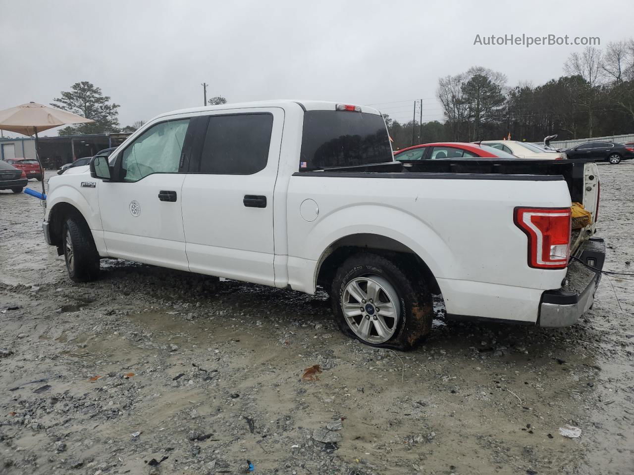 2017 Ford F150 Supercrew White vin: 1FTEW1CF8HFB53230