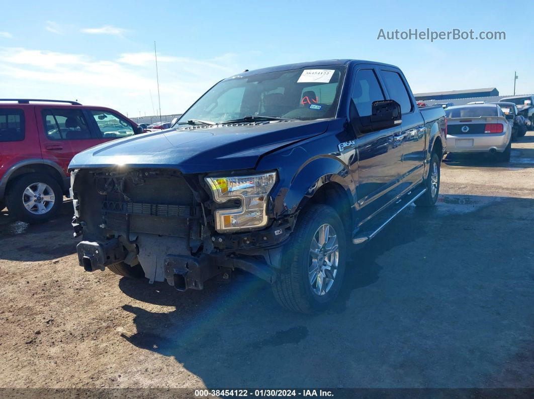 2017 Ford F-150 Xlt Синий vin: 1FTEW1CFXHKC33569