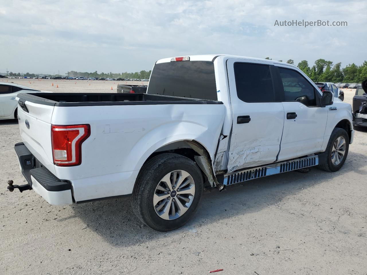 2017 Ford F150 Supercrew White vin: 1FTEW1CFXHKC39307